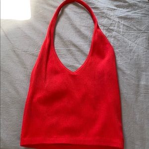 Urban Outfitters Red Halter Top